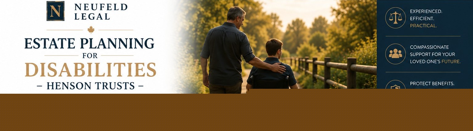 Estate Planning for Disabilities - Henson Trust