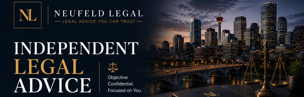 independent legal advice Calgary lawyer